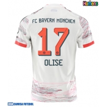Camisa de Futebol Bayern Munich Michael Olise #17 Equipamento Secundário 2025-26 Manga Curta